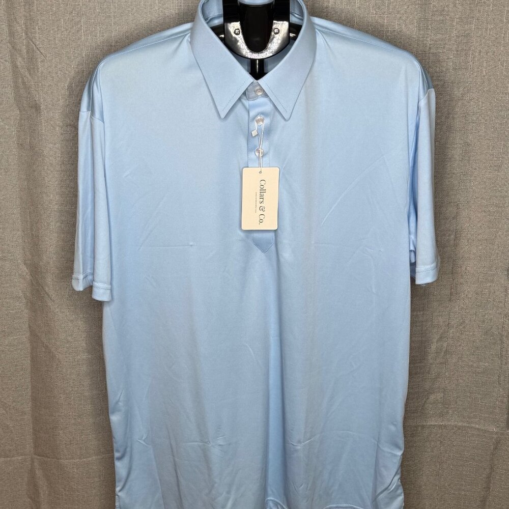 NWT - Collars & Co - The Original Dress Collar Polo - Short Sleeve - Size XL